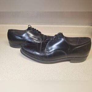 Vintage Leather Classics Black Leather Oxford Dress Shoes